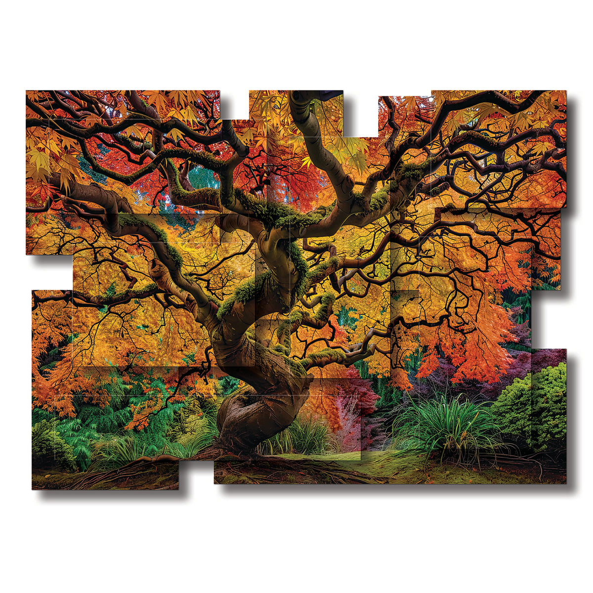 Enchanted wall sculpture, horizontal