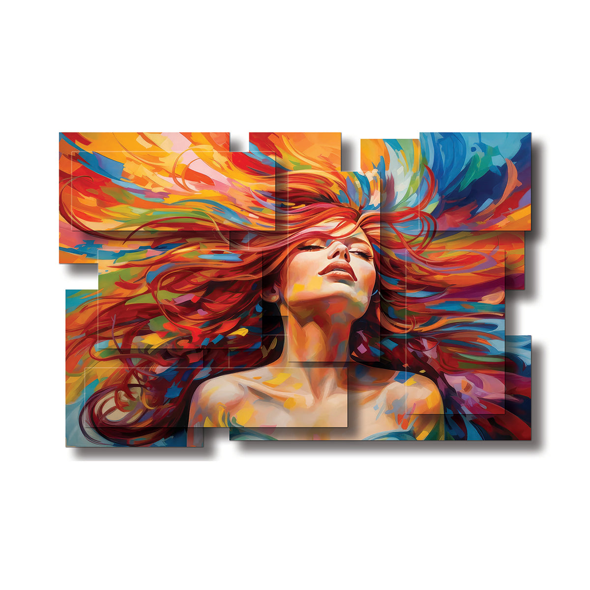 Energy dimensional wall sculpture by PiOViee