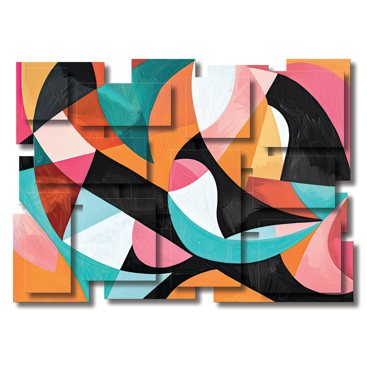 Introspect wall sculpture, horizontal