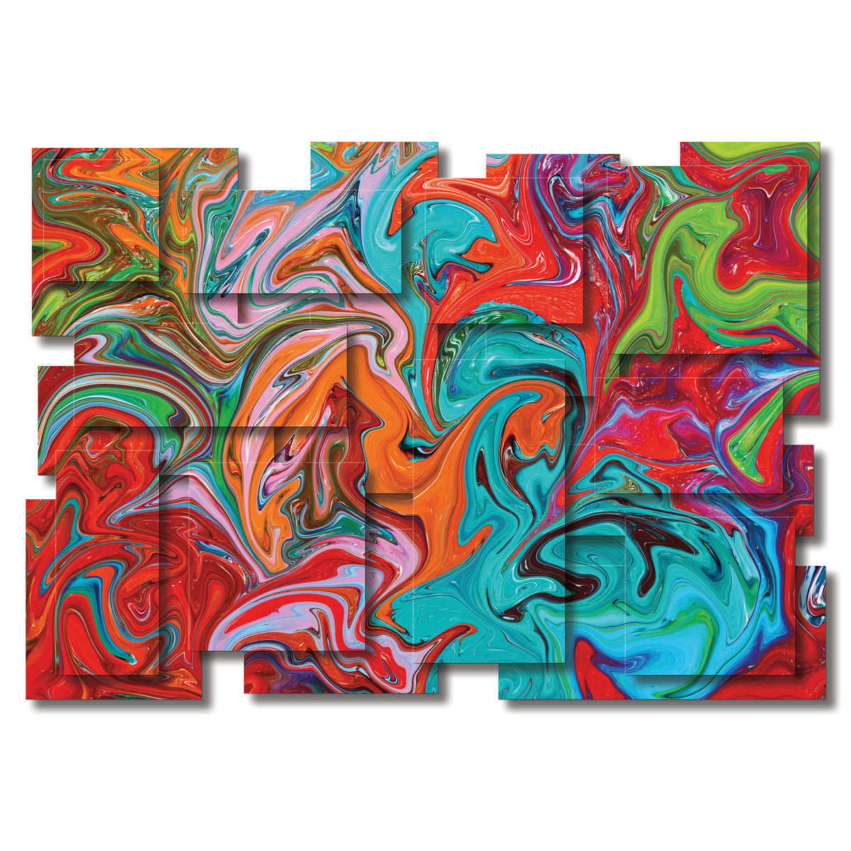 Joy wall sculpture, horizontal