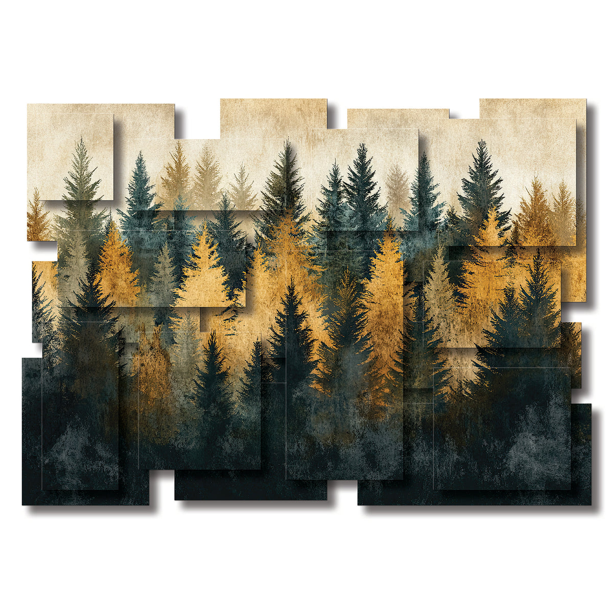Majestic wall sculpture, horizontal