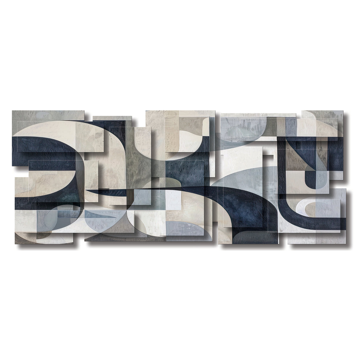 Wabi Sabi wall sculpture, panoramic