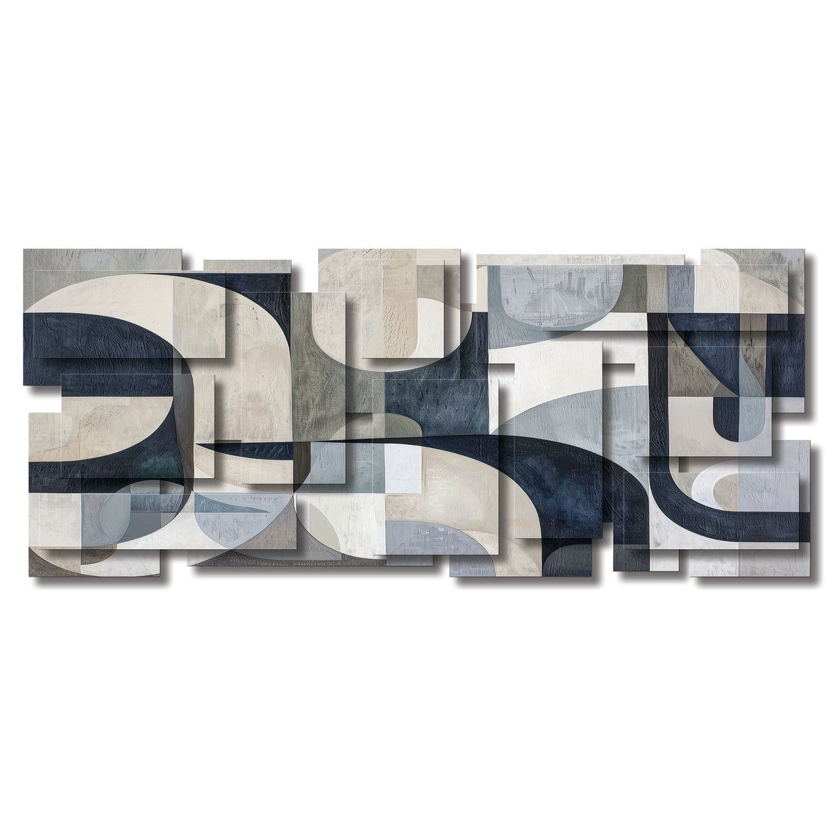 Wabi Sabi wall sculpture, panoramic