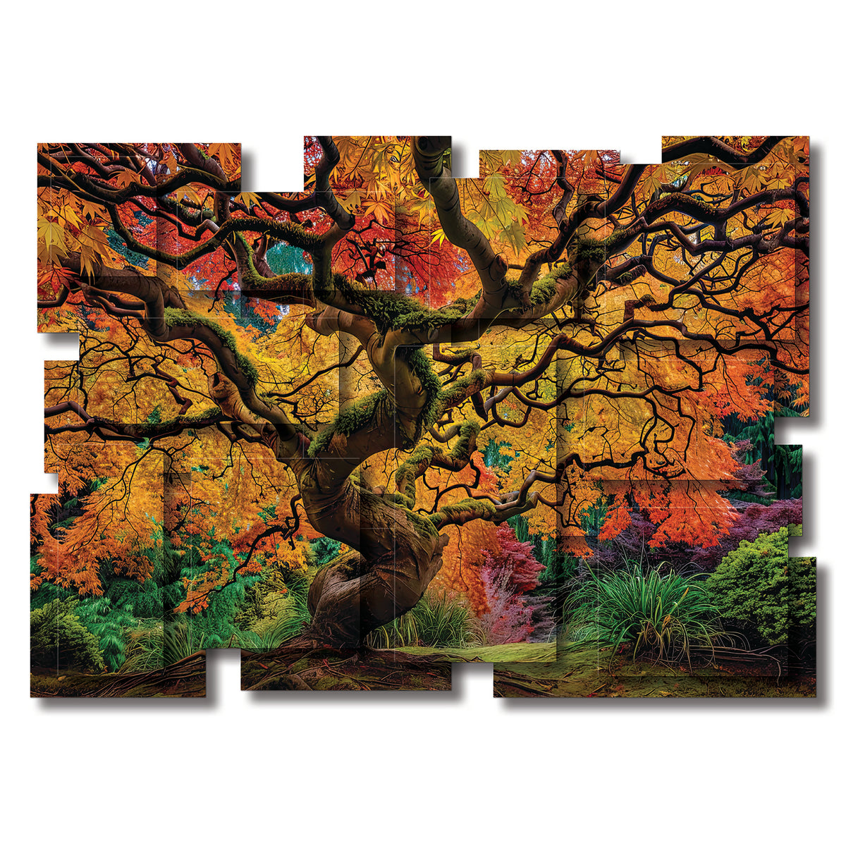 Enchanted wall sculpture, horizontal