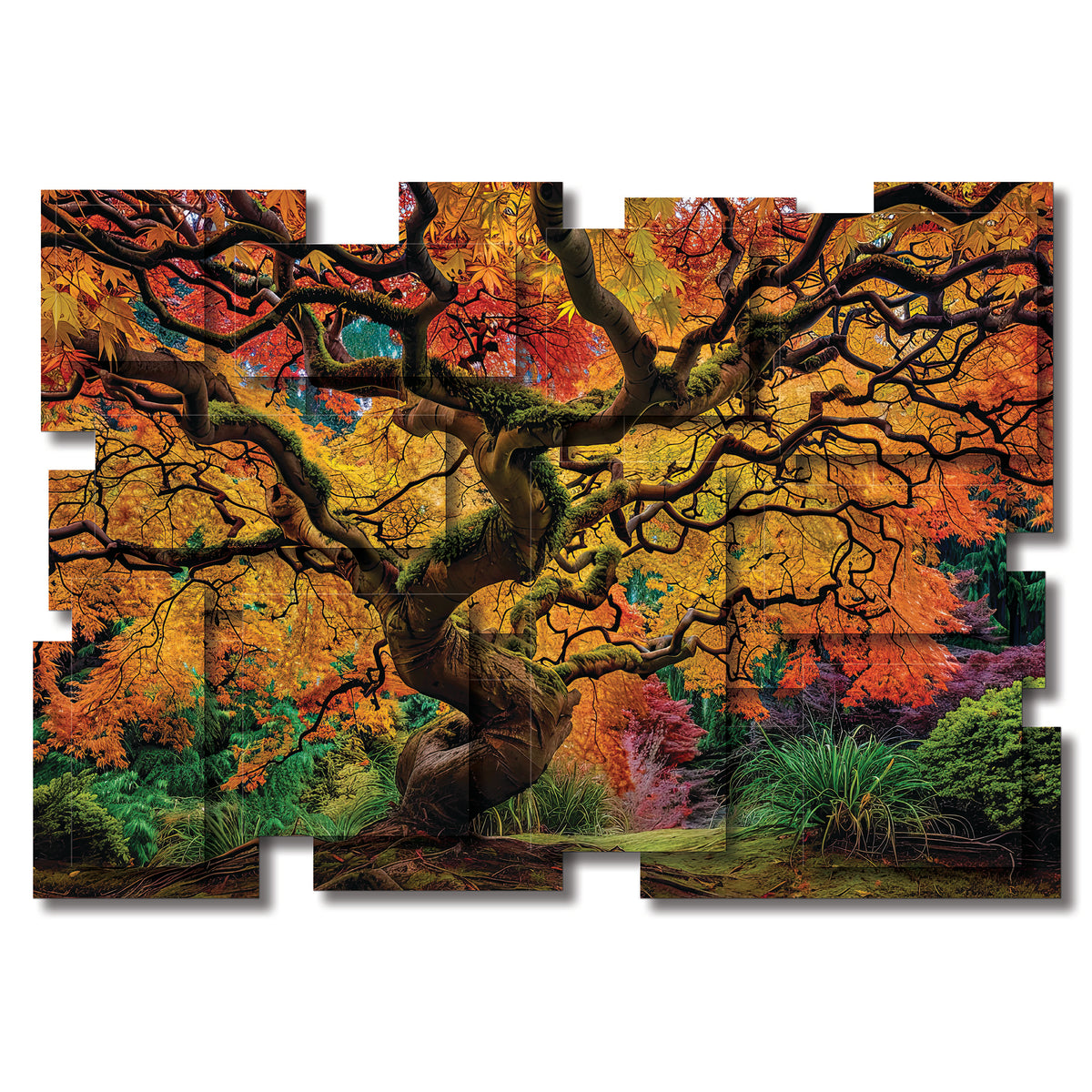 Enchanted wall sculpture, horizontal
