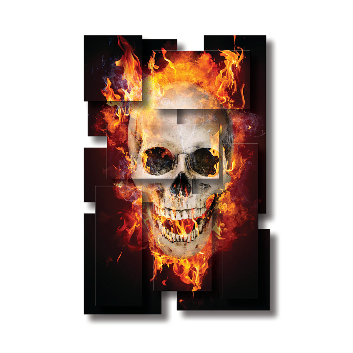 Inferno dimensional wall sculpture by PiOViee