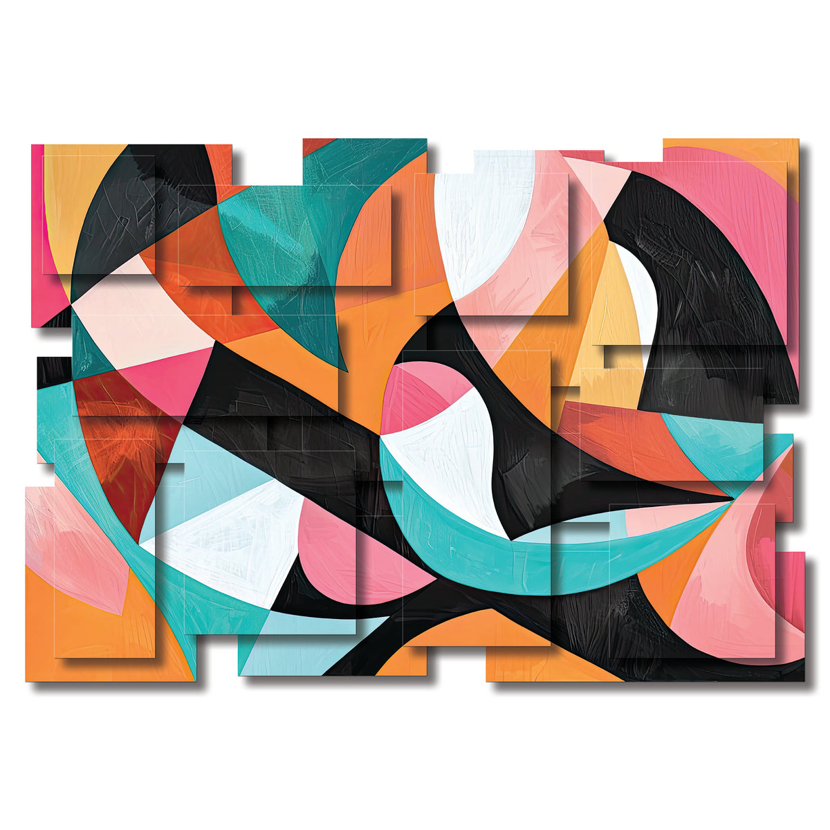 Introspect wall sculpture, horizontal
