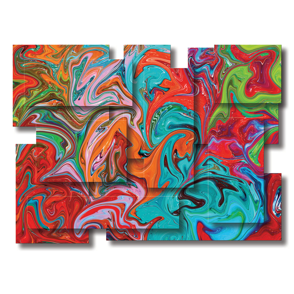 Joy wall sculpture, horizontal