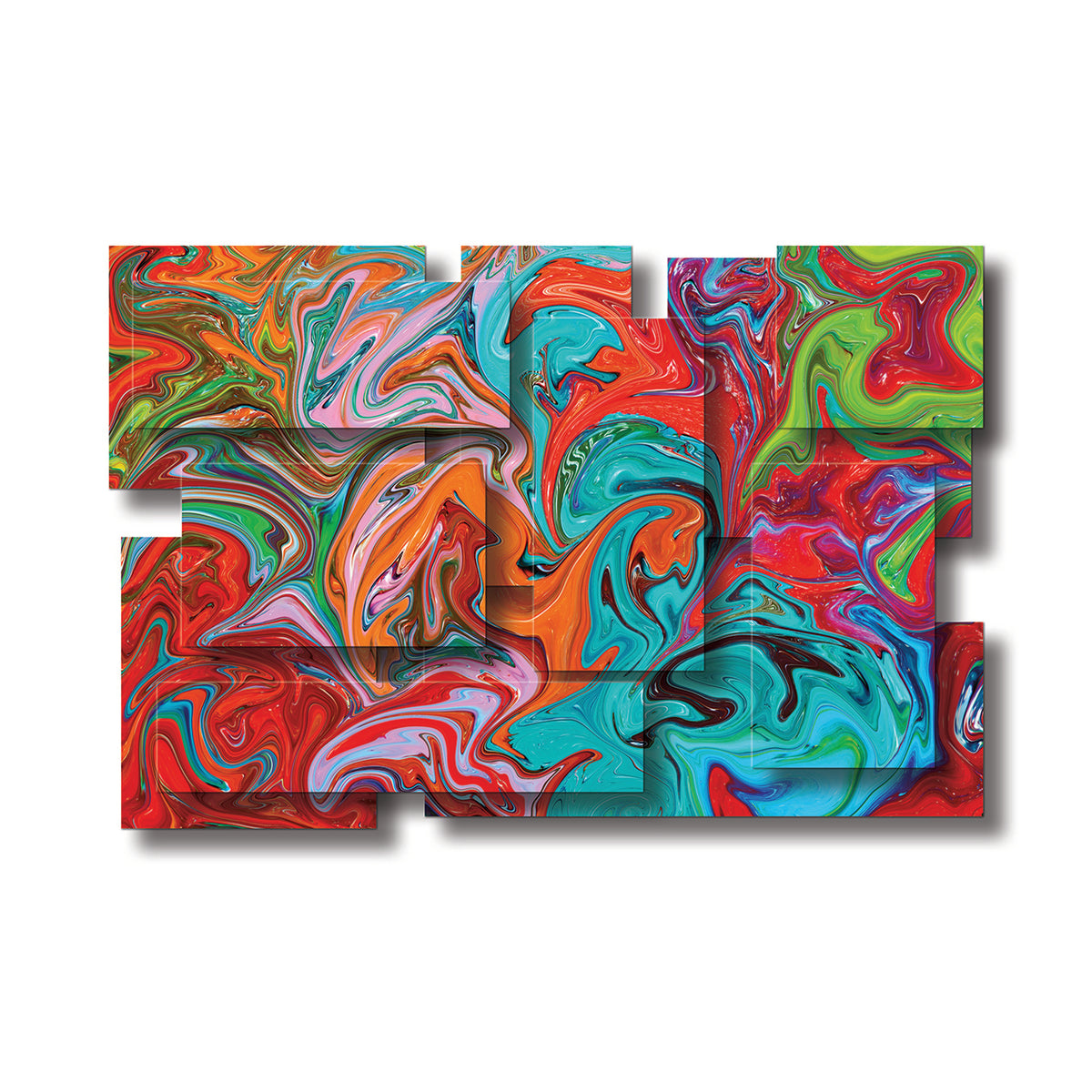 Joy wall sculpture, horizontal