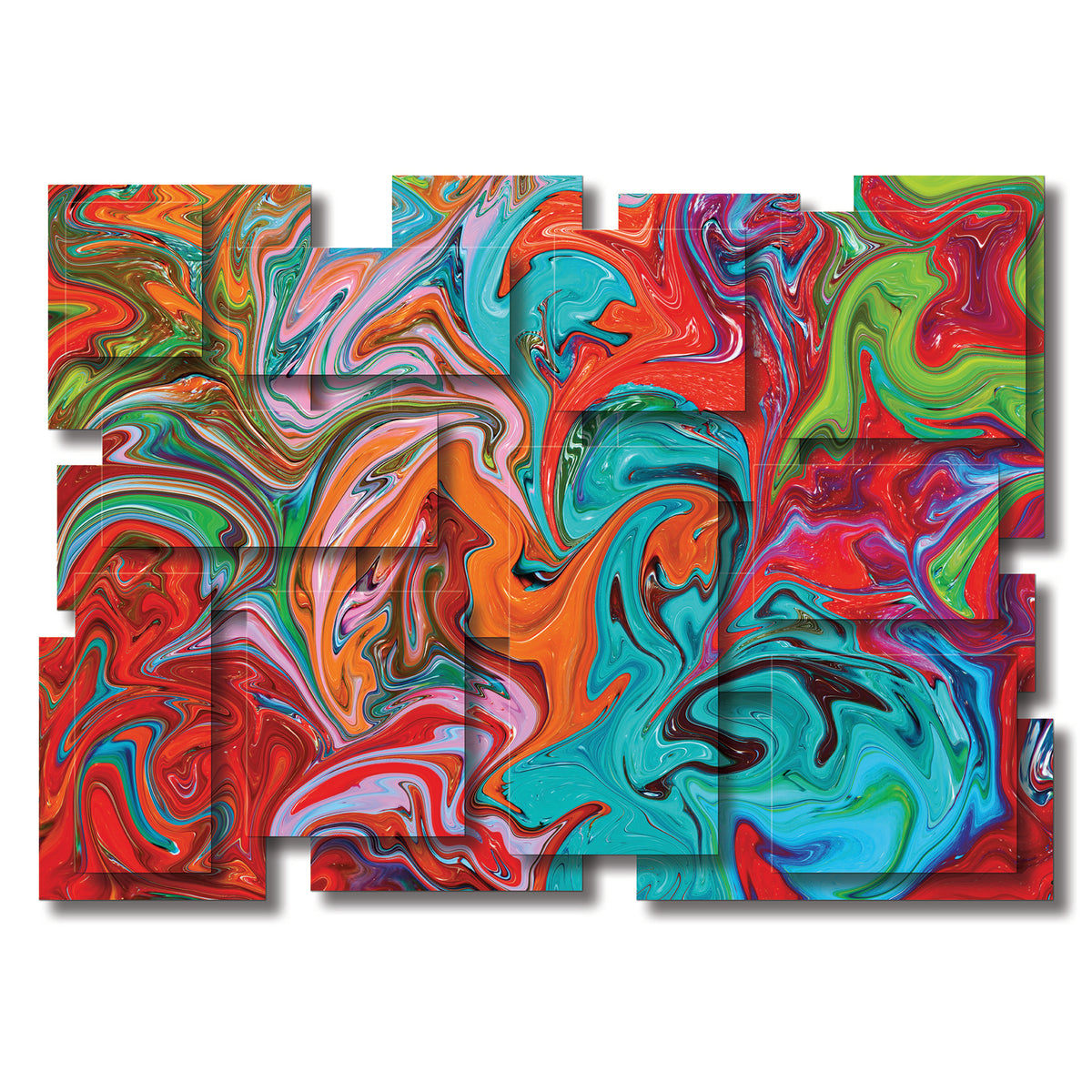 Joy wall sculpture, horizontal