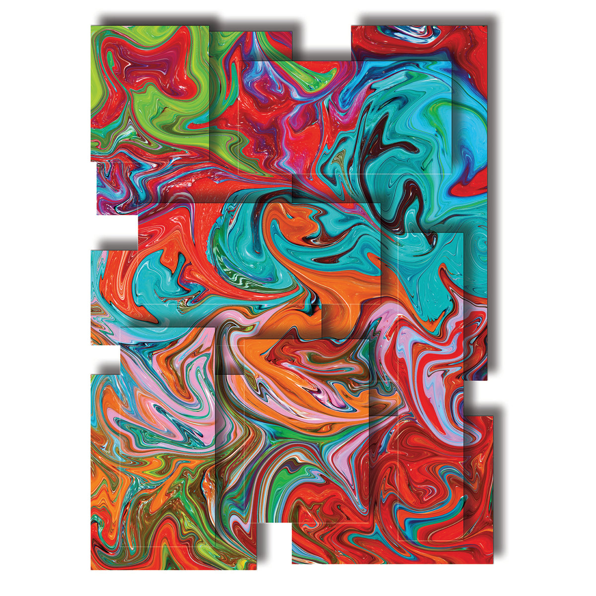 Joy wall sculpture, vertical