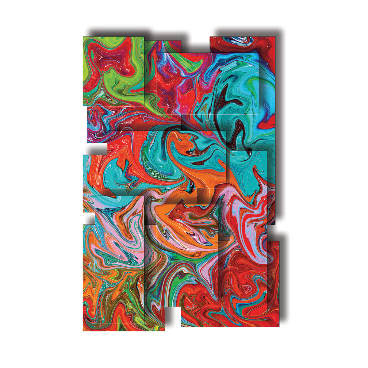 Joy wall sculpture, vertical