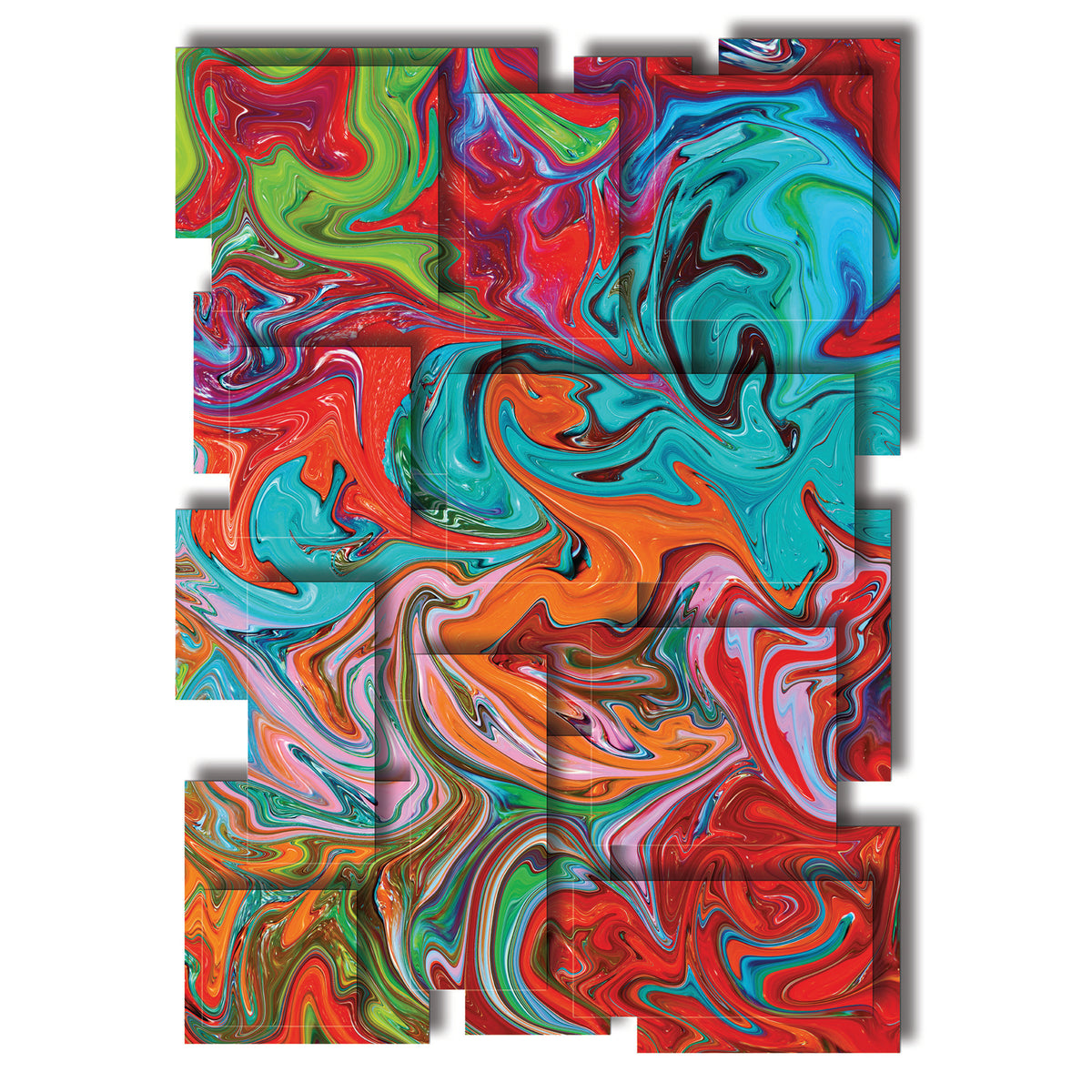 Joy wall sculpture, vertical