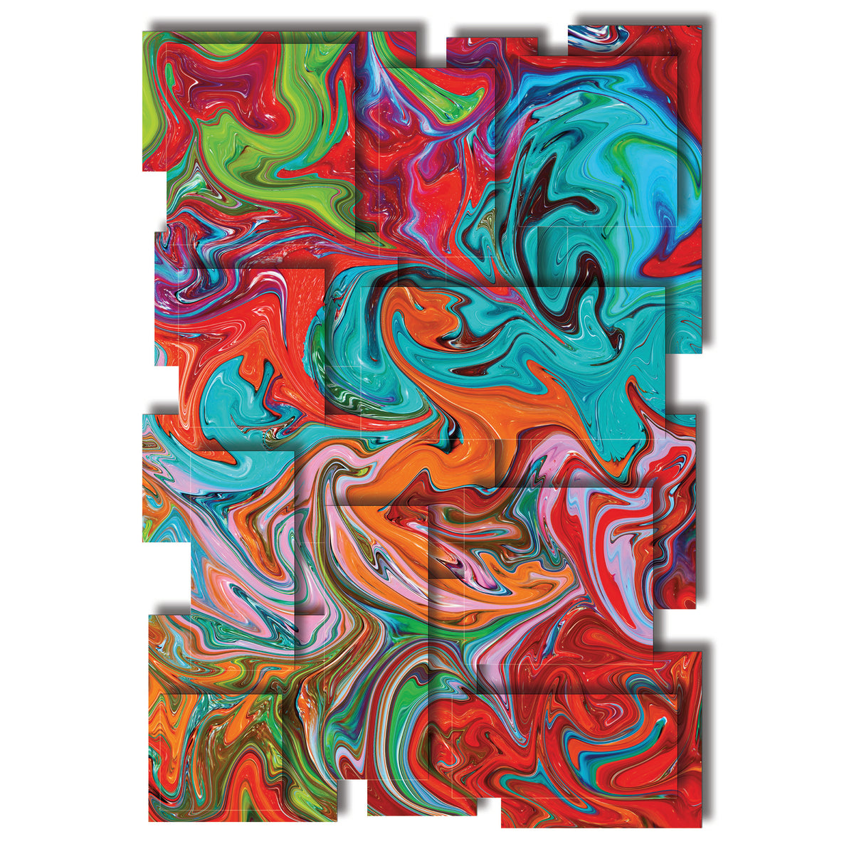 Joy wall sculpture, vertical