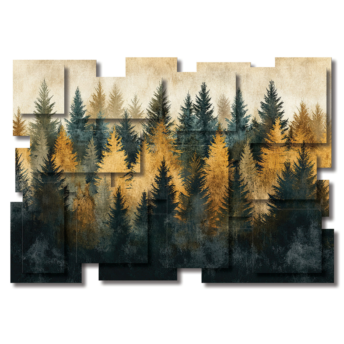 Majestic wall sculpture, horizontal
