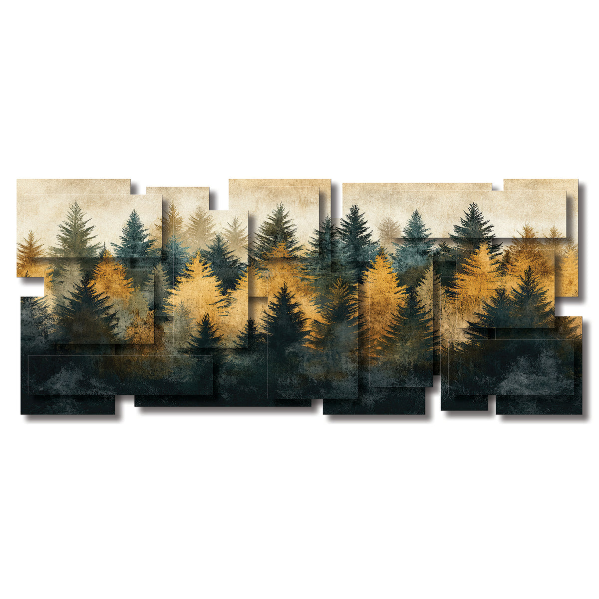 Majestic wall sculpture, panoramic