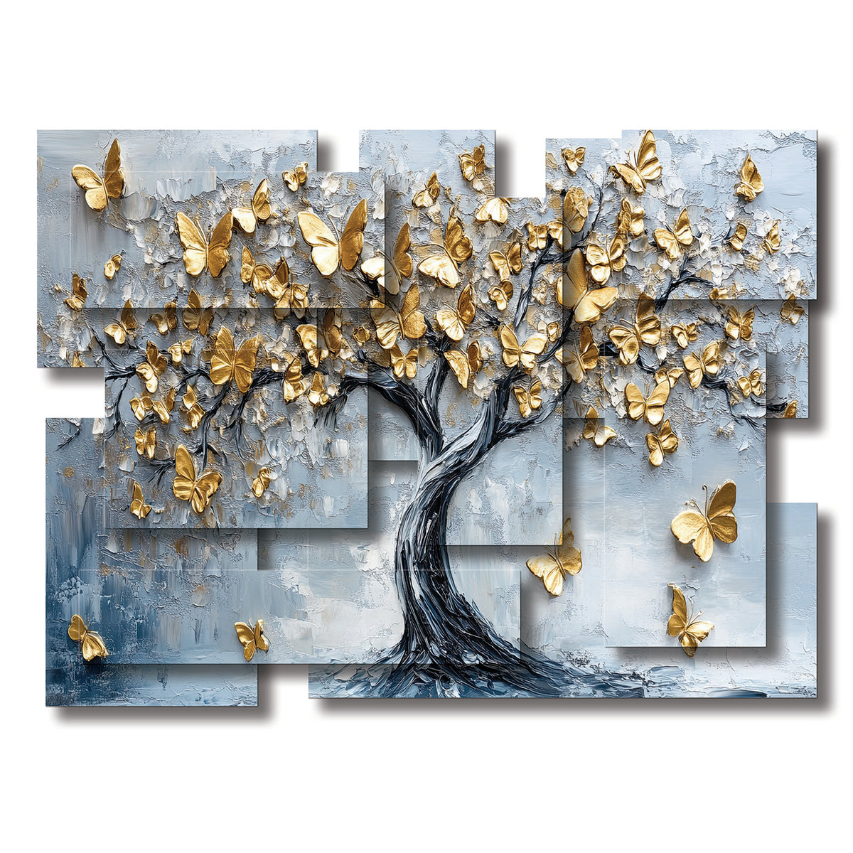 Mariposa wall sculpture, horizontal