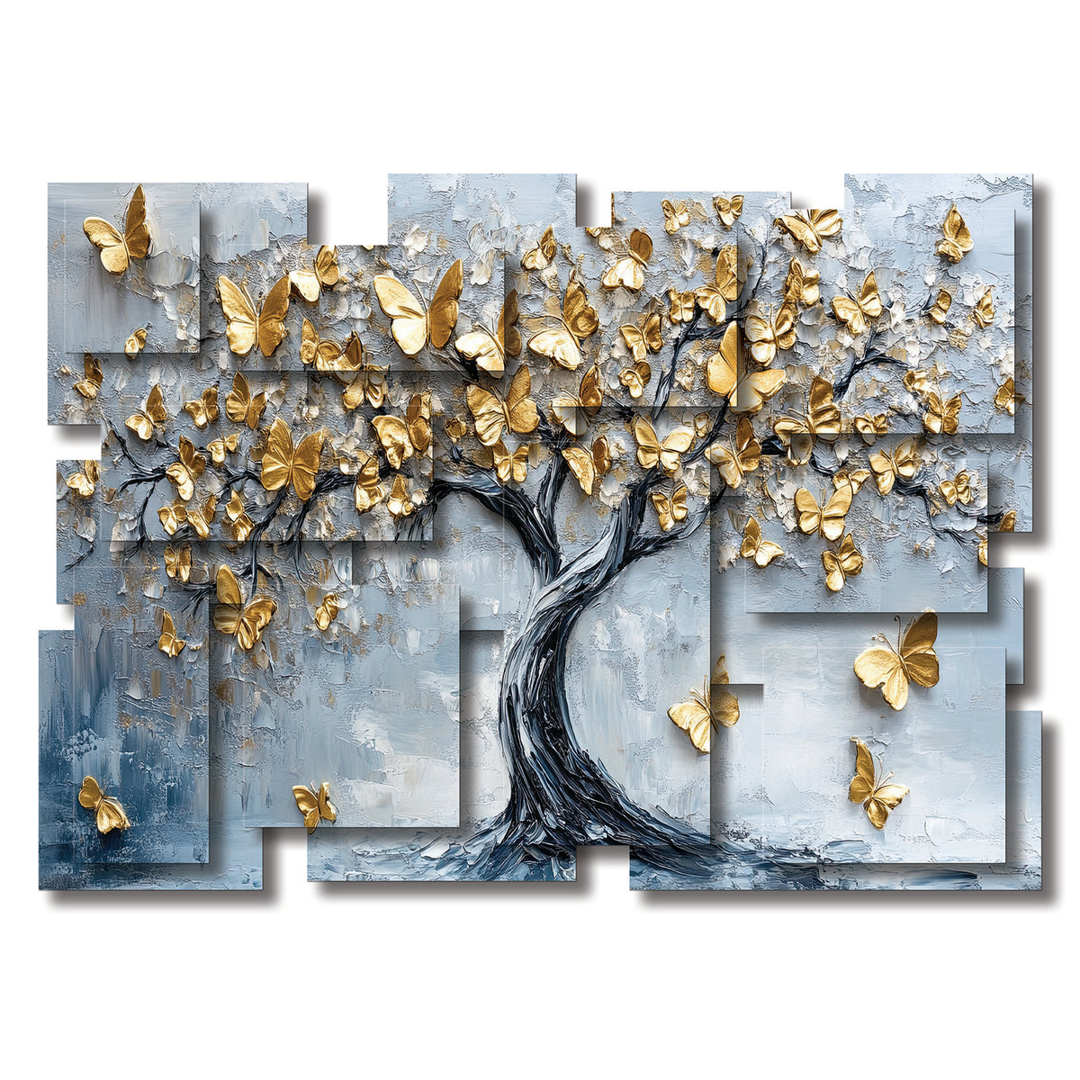 Mariposa wall sculpture, horizontal