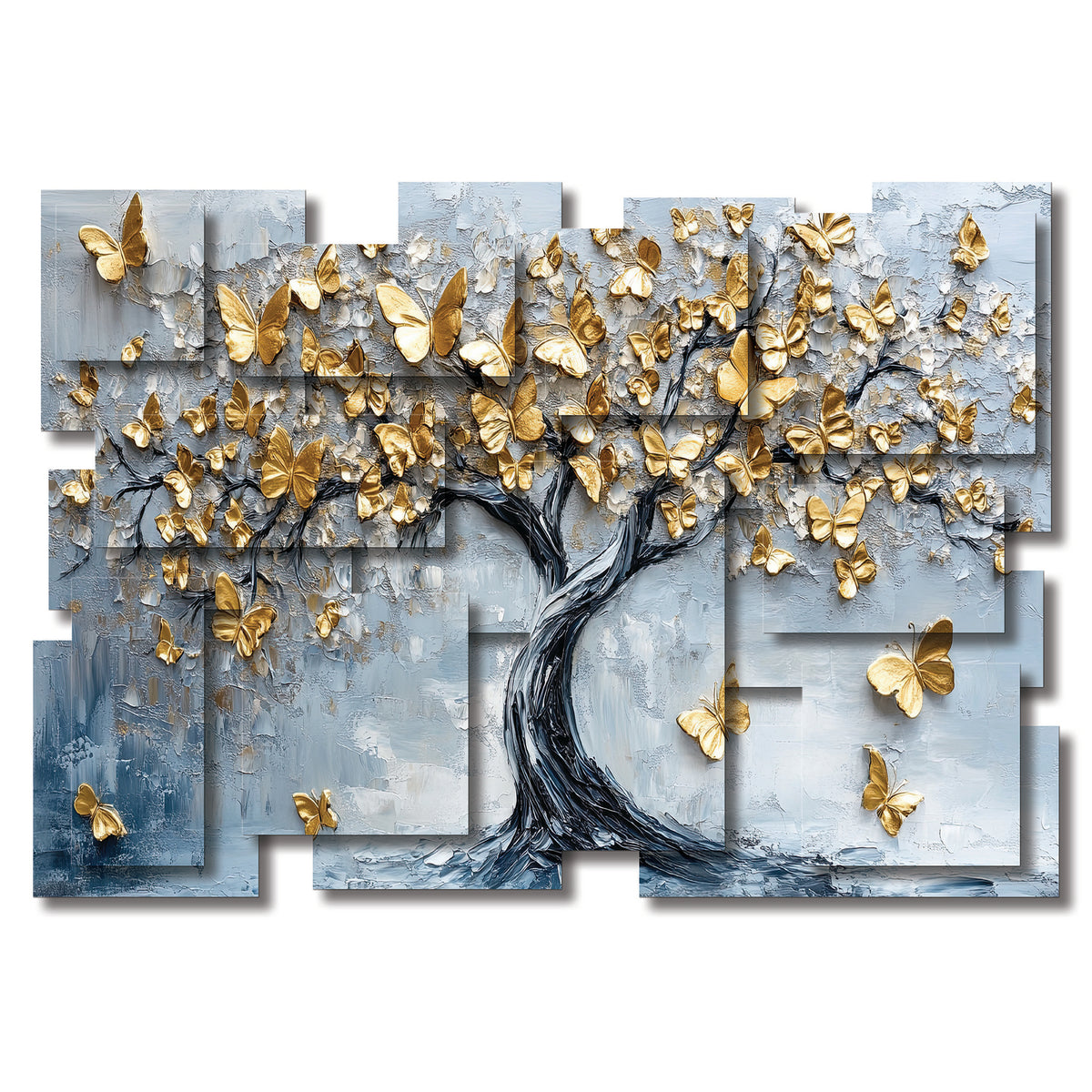 Mariposa wall sculpture, horizontal