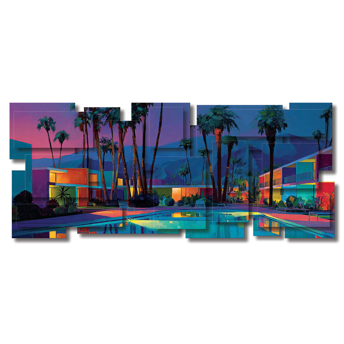 Mirage dimensional wall sculpture by PiOViee