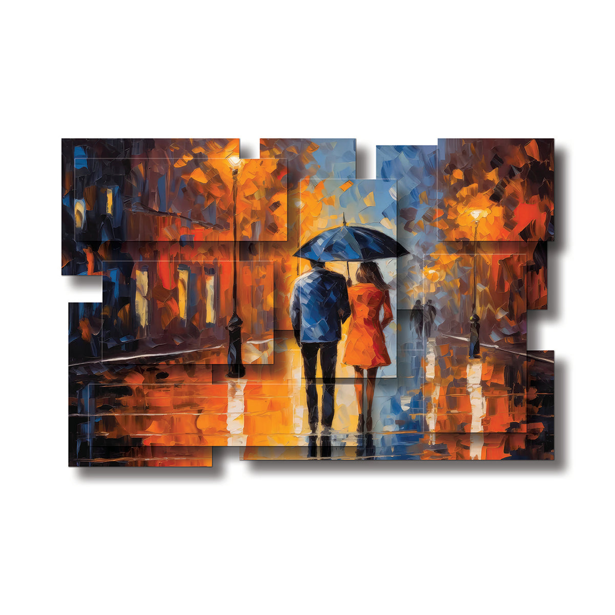 Rain dimensional wall sculpture by PiOViee