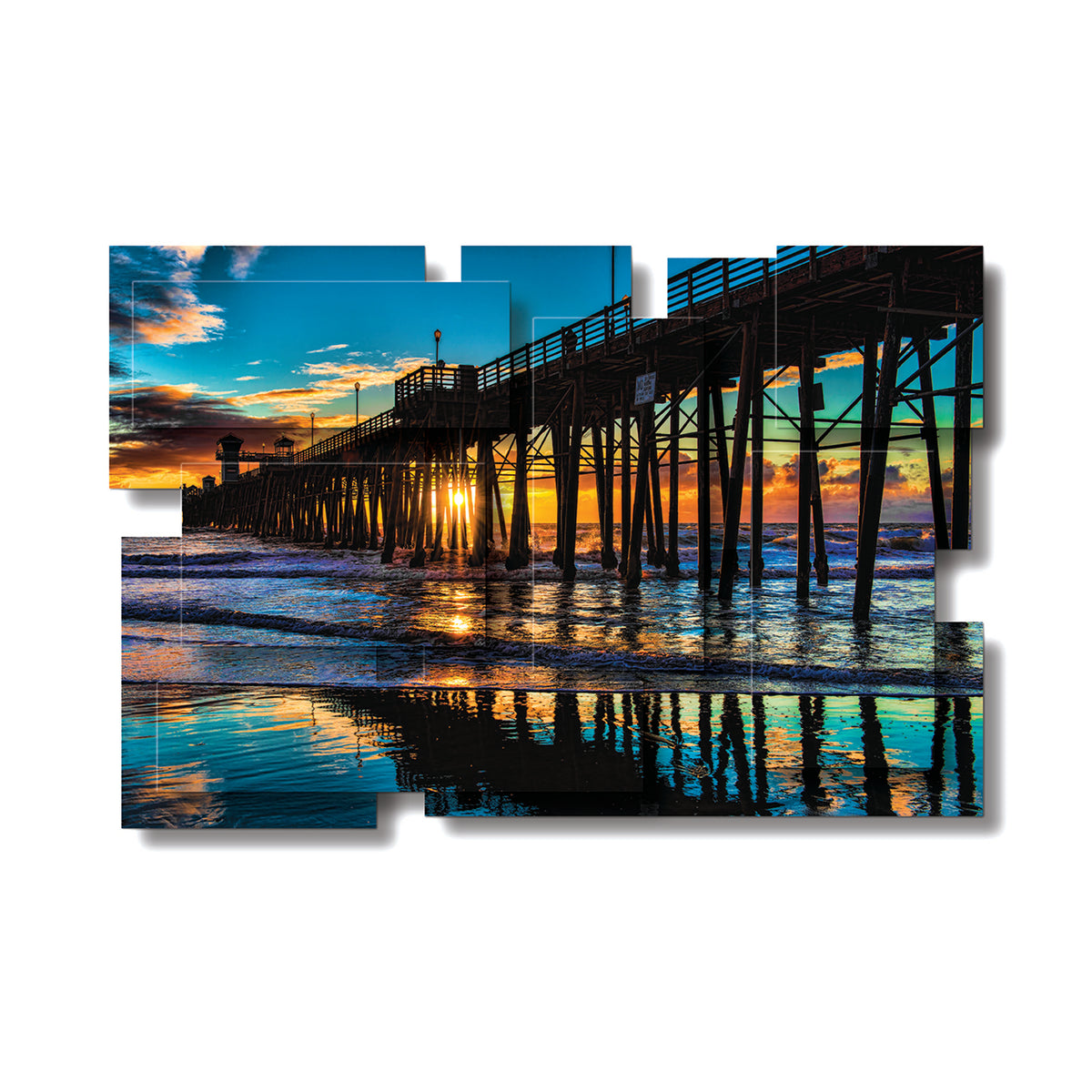 Reflections dimensional wall sculpture by PiOViee