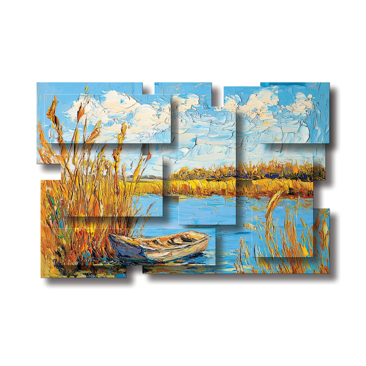 Tranquility dimensional wall sculpture by PiOViee
