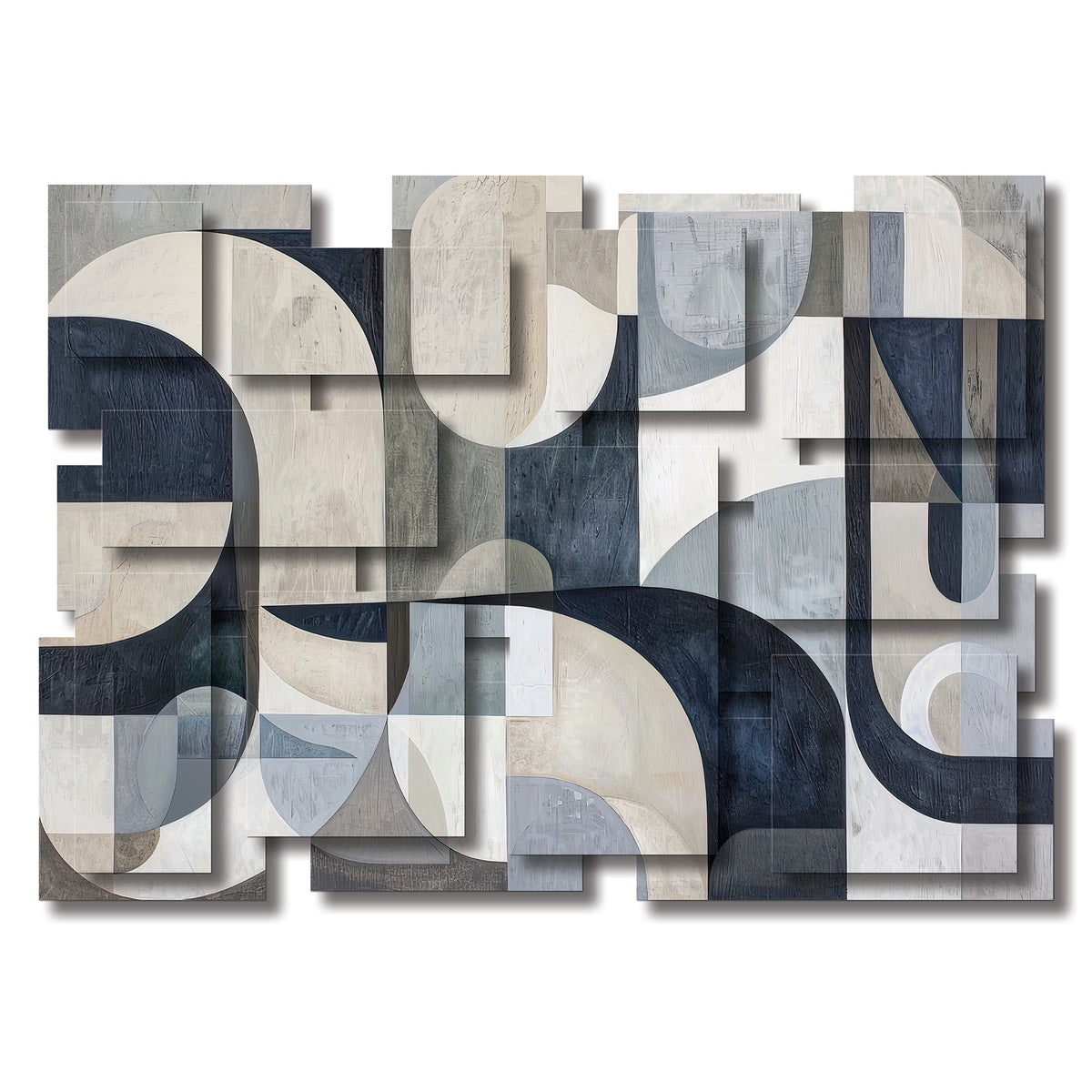 Wabi Sabi wall sculpture, horizontal