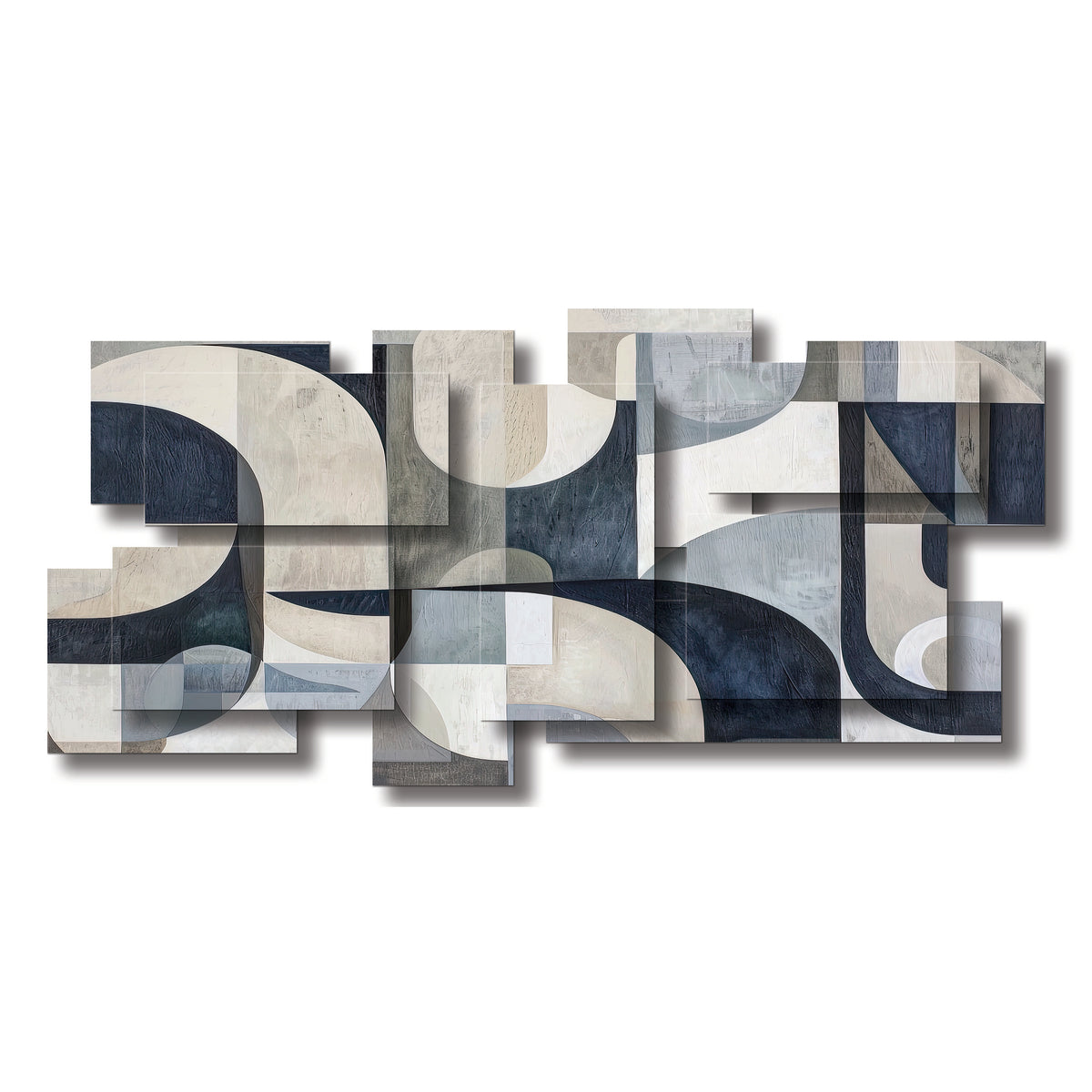Wabi Sabi wall sculpture, panoramic