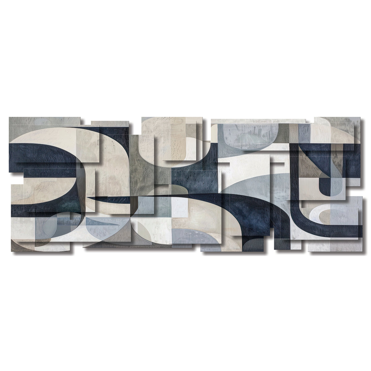 Wabi Sabi wall sculpture, panoramic