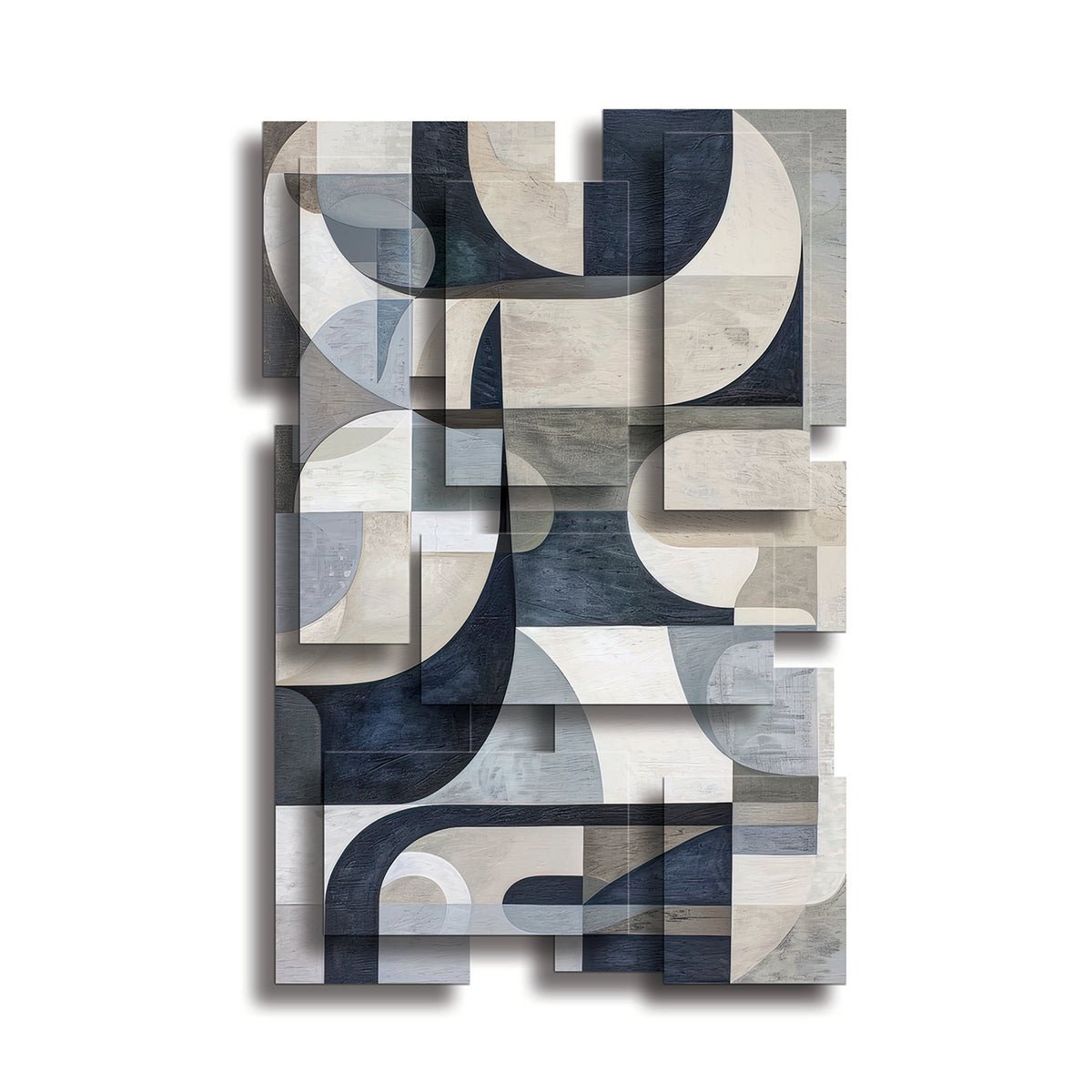 Wabi Sabi wall sculpture, vertical